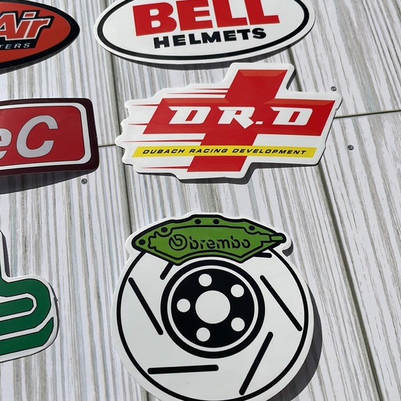 🆕🚗New Racing Mechanic Garage Toolbox Waterproof Stickers 10 Piece - LOT #6 - Picture 3 of 5